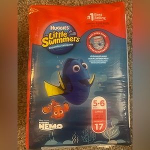 Huggies Little Swimmers Disposable Diaper Swimpants  (Nemo Theme) Large 5-6